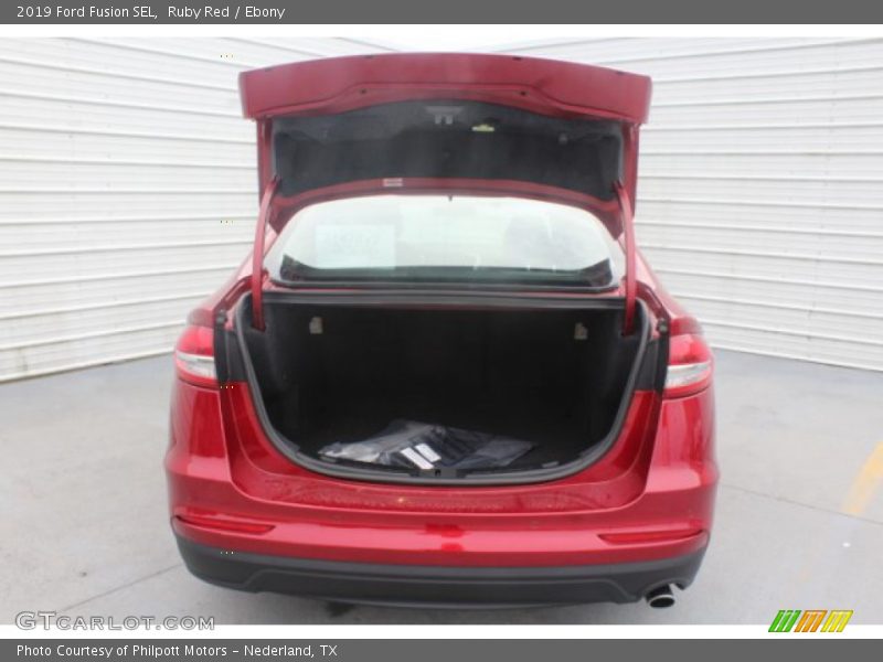 Ruby Red / Ebony 2019 Ford Fusion SEL