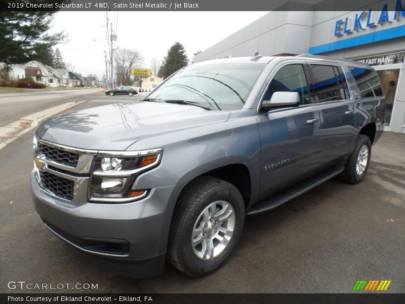 Satin Steel Metallic / Jet Black 2019 Chevrolet Suburban LT 4WD