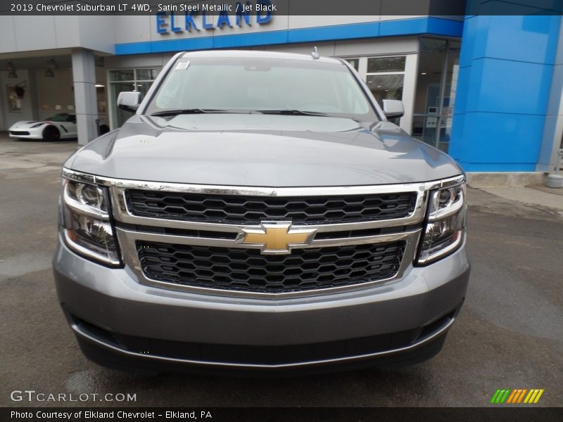 Satin Steel Metallic / Jet Black 2019 Chevrolet Suburban LT 4WD