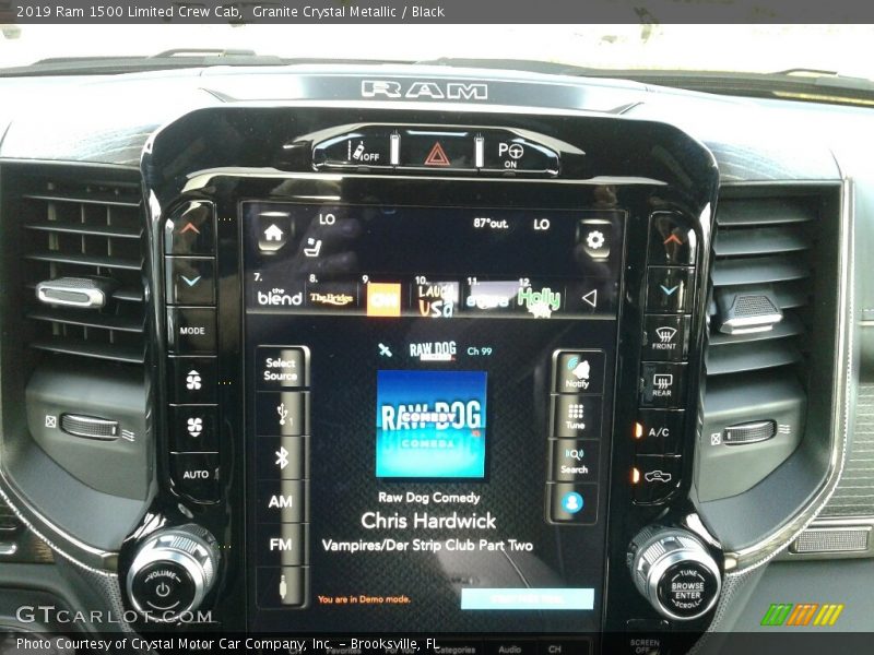 Controls of 2019 1500 Limited Crew Cab