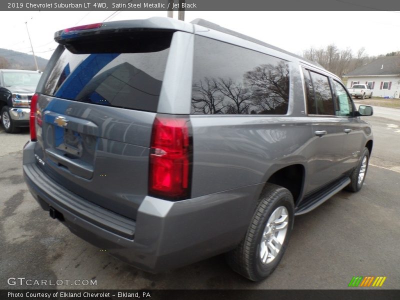 Satin Steel Metallic / Jet Black 2019 Chevrolet Suburban LT 4WD