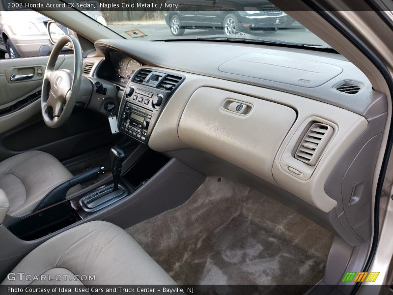 Naples Gold Metallic / Ivory 2002 Honda Accord EX Sedan