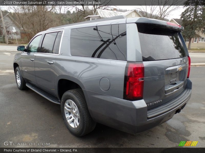 Satin Steel Metallic / Jet Black 2019 Chevrolet Suburban LT 4WD