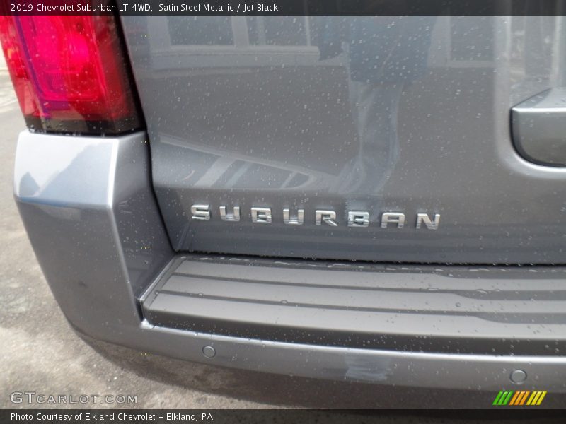 Satin Steel Metallic / Jet Black 2019 Chevrolet Suburban LT 4WD