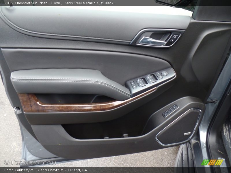 Satin Steel Metallic / Jet Black 2019 Chevrolet Suburban LT 4WD