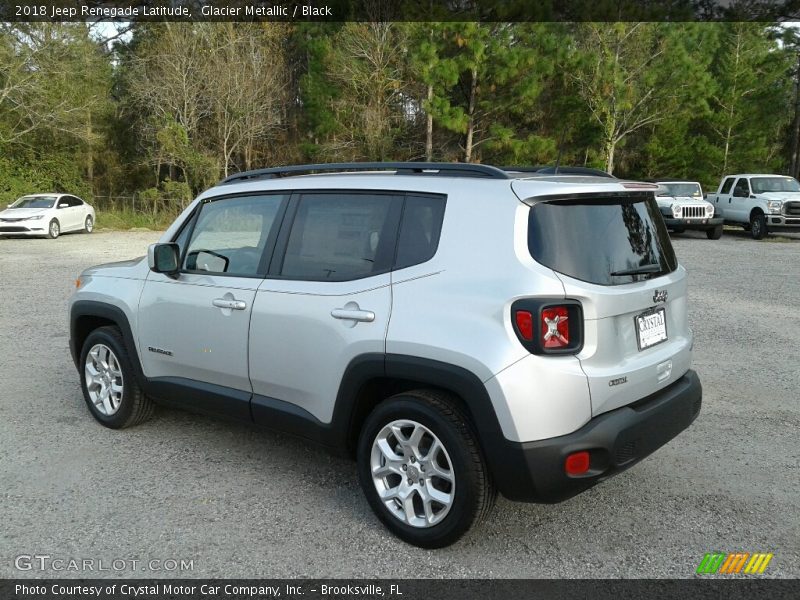 Glacier Metallic / Black 2018 Jeep Renegade Latitude