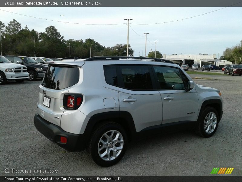 Glacier Metallic / Black 2018 Jeep Renegade Latitude