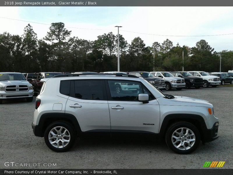 Glacier Metallic / Black 2018 Jeep Renegade Latitude