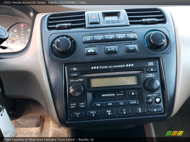 Naples Gold Metallic / Ivory 2002 Honda Accord EX Sedan