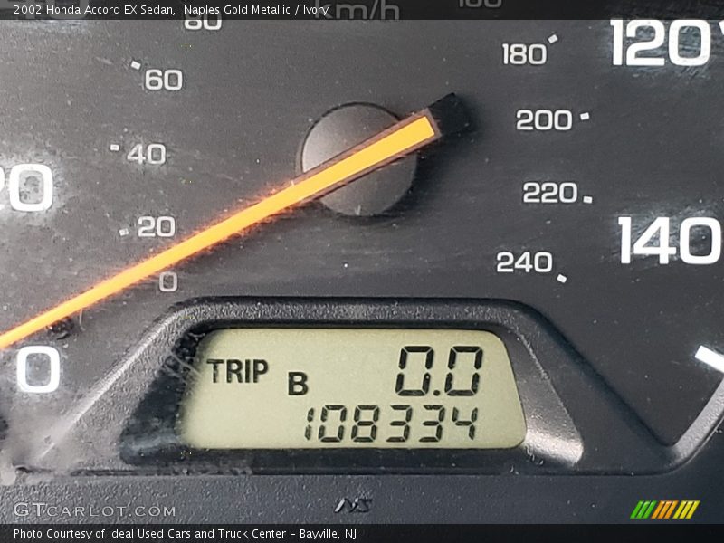 Naples Gold Metallic / Ivory 2002 Honda Accord EX Sedan