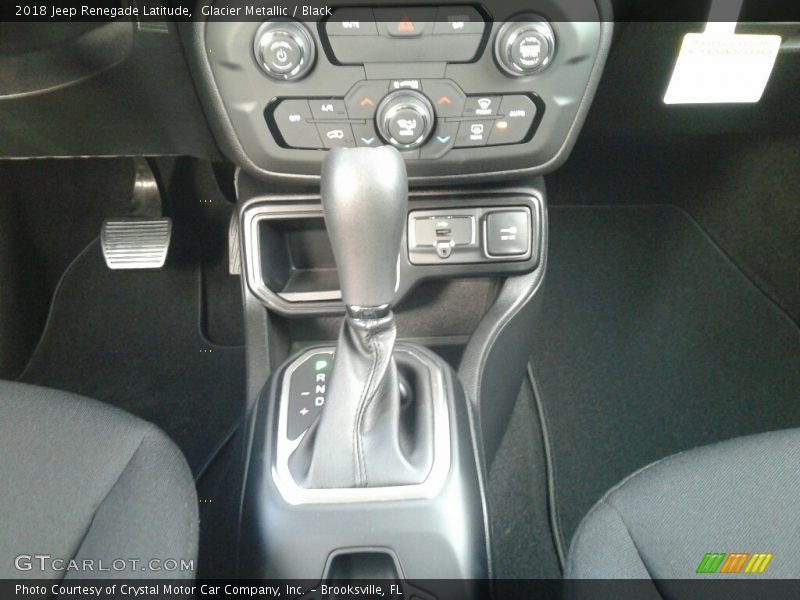 Glacier Metallic / Black 2018 Jeep Renegade Latitude