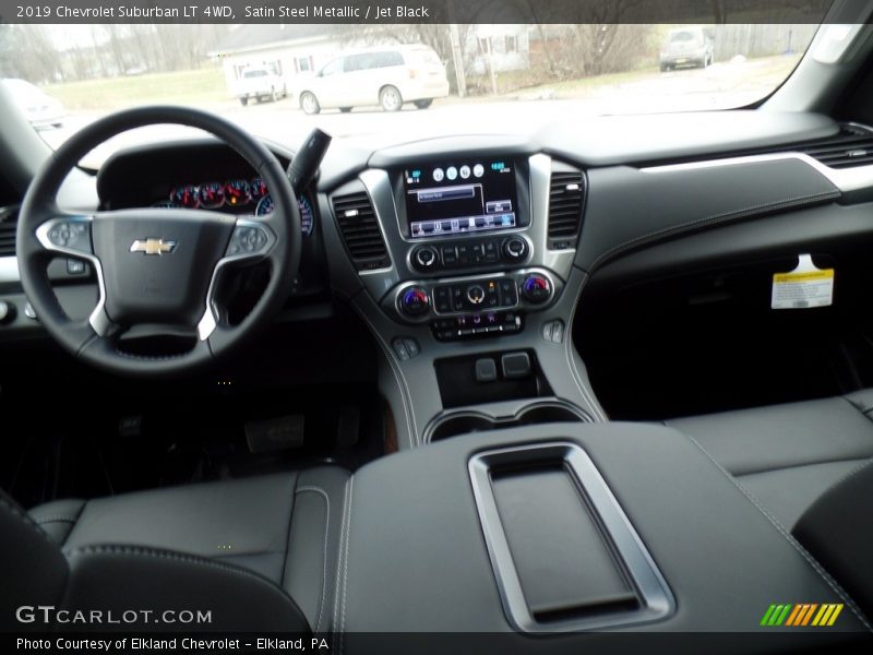 Satin Steel Metallic / Jet Black 2019 Chevrolet Suburban LT 4WD