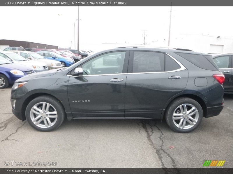 Nightfall Gray Metallic / Jet Black 2019 Chevrolet Equinox Premier AWD