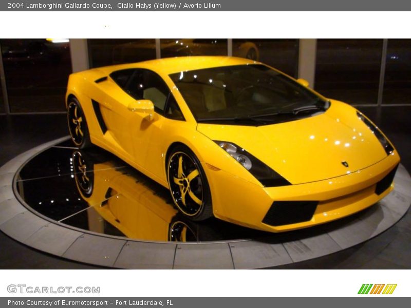 Giallo Halys (Yellow) / Avorio Lilium 2004 Lamborghini Gallardo Coupe
