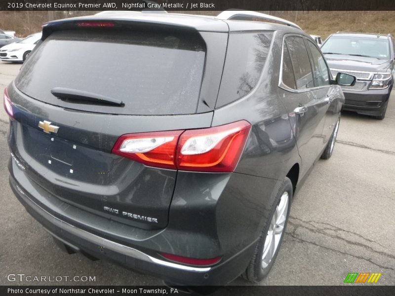 Nightfall Gray Metallic / Jet Black 2019 Chevrolet Equinox Premier AWD