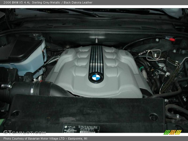 Sterling Grey Metallic / Black Dakota Leather 2006 BMW X5 4.4i