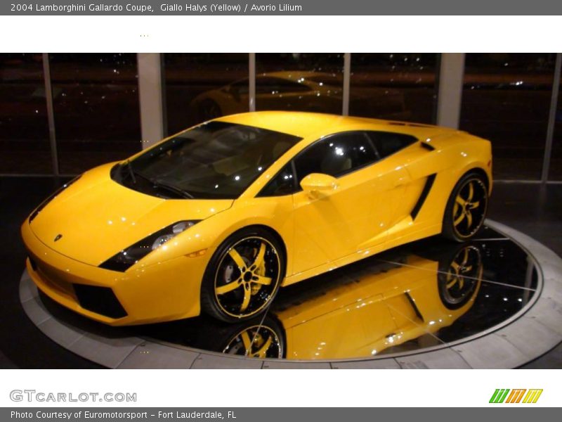 Giallo Halys (Yellow) / Avorio Lilium 2004 Lamborghini Gallardo Coupe