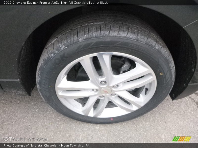 Nightfall Gray Metallic / Jet Black 2019 Chevrolet Equinox Premier AWD