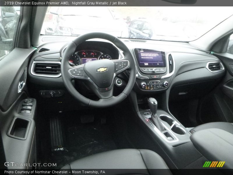 Nightfall Gray Metallic / Jet Black 2019 Chevrolet Equinox Premier AWD