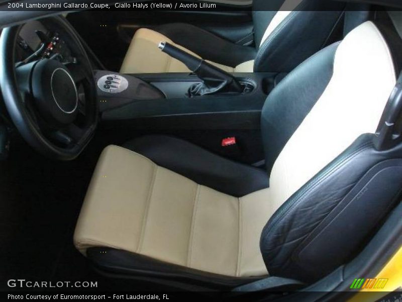 Giallo Halys (Yellow) / Avorio Lilium 2004 Lamborghini Gallardo Coupe