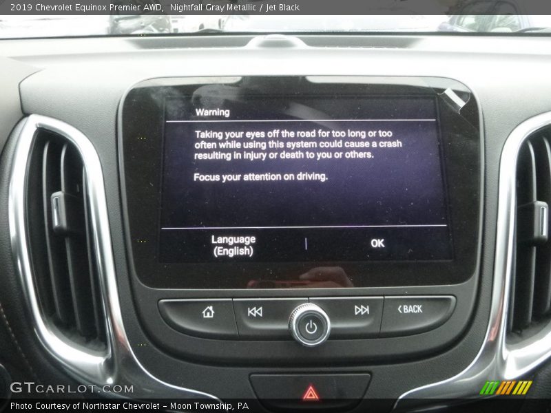 Nightfall Gray Metallic / Jet Black 2019 Chevrolet Equinox Premier AWD