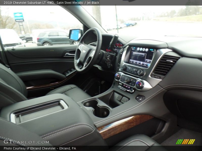 Satin Steel Metallic / Jet Black 2019 Chevrolet Suburban LT 4WD