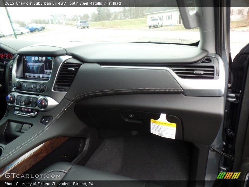 Satin Steel Metallic / Jet Black 2019 Chevrolet Suburban LT 4WD