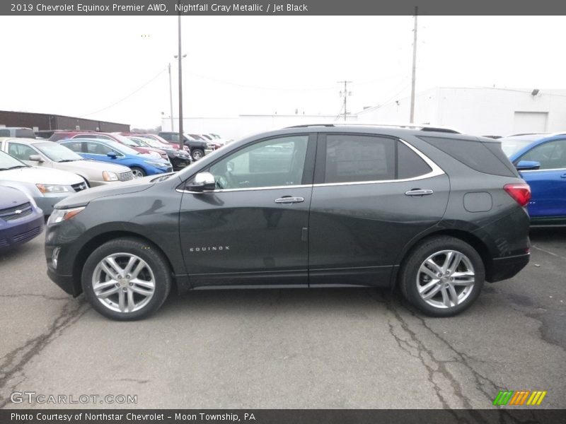 Nightfall Gray Metallic / Jet Black 2019 Chevrolet Equinox Premier AWD