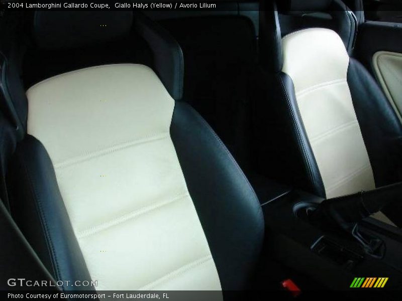 Giallo Halys (Yellow) / Avorio Lilium 2004 Lamborghini Gallardo Coupe