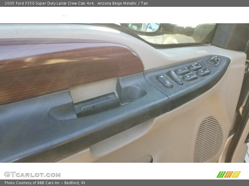 Arizona Beige Metallic / Tan 2005 Ford F350 Super Duty Lariat Crew Cab 4x4