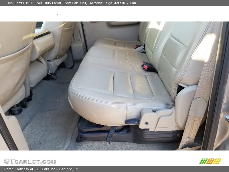 Arizona Beige Metallic / Tan 2005 Ford F350 Super Duty Lariat Crew Cab 4x4