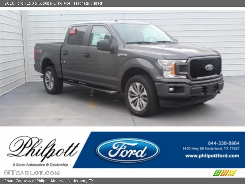 Magnetic / Black 2018 Ford F150 STX SuperCrew 4x4