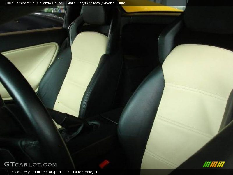 Giallo Halys (Yellow) / Avorio Lilium 2004 Lamborghini Gallardo Coupe
