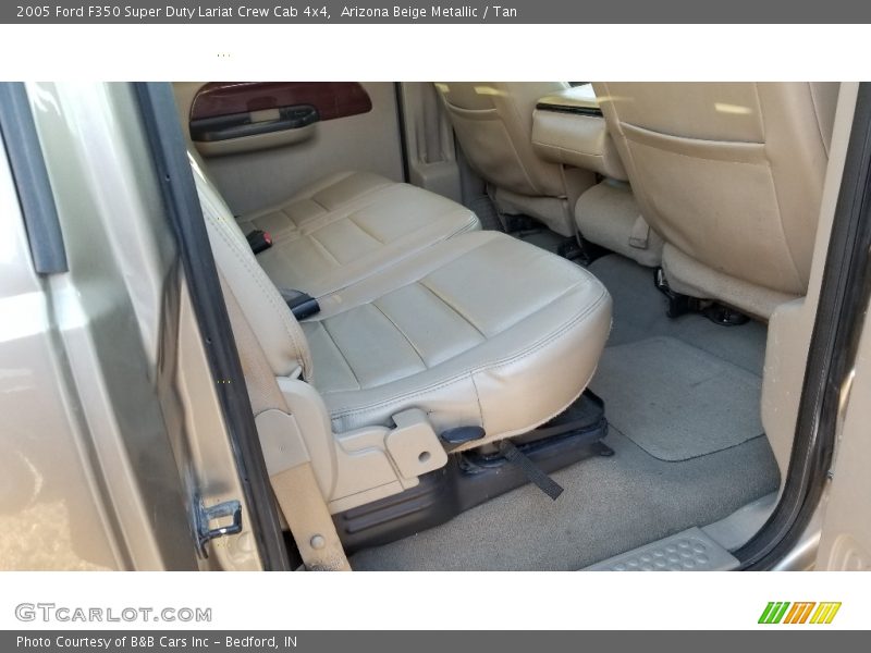 Arizona Beige Metallic / Tan 2005 Ford F350 Super Duty Lariat Crew Cab 4x4