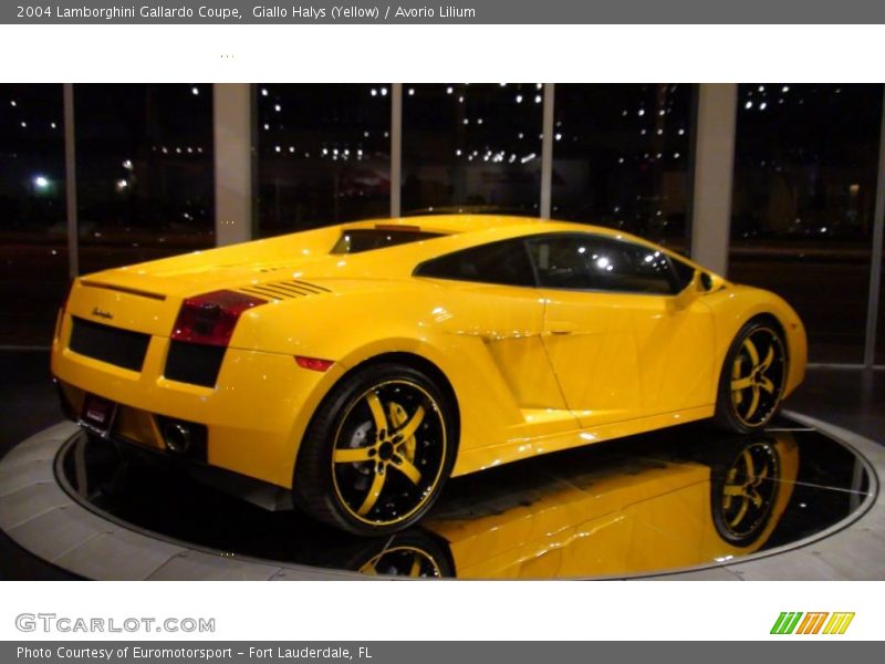 Giallo Halys (Yellow) / Avorio Lilium 2004 Lamborghini Gallardo Coupe