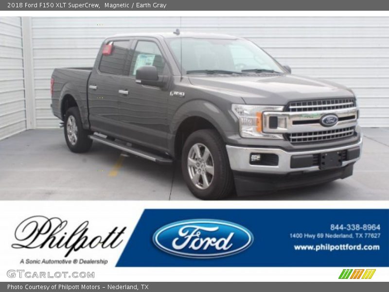 Magnetic / Earth Gray 2018 Ford F150 XLT SuperCrew