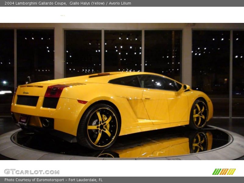 Giallo Halys (Yellow) / Avorio Lilium 2004 Lamborghini Gallardo Coupe