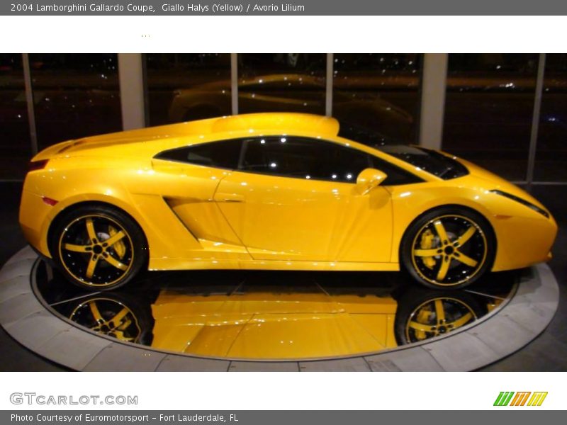 Giallo Halys (Yellow) / Avorio Lilium 2004 Lamborghini Gallardo Coupe
