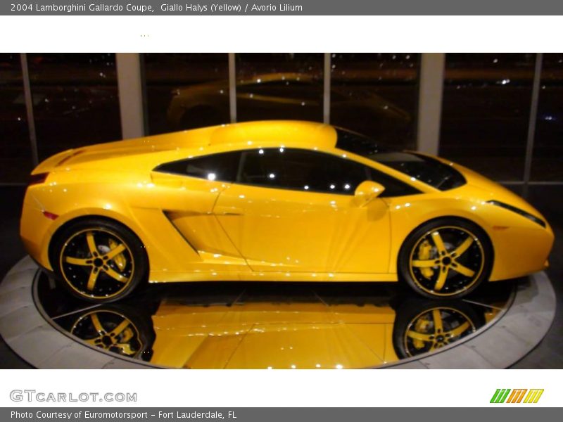 Giallo Halys (Yellow) / Avorio Lilium 2004 Lamborghini Gallardo Coupe