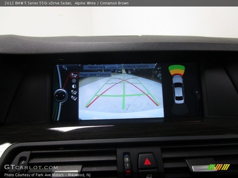 Alpine White / Cinnamon Brown 2012 BMW 5 Series 550i xDrive Sedan