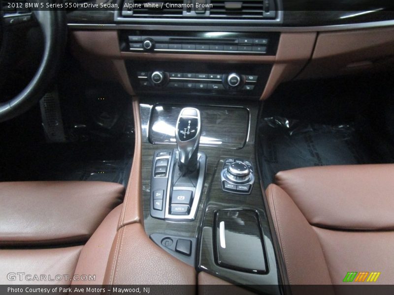 Alpine White / Cinnamon Brown 2012 BMW 5 Series 550i xDrive Sedan