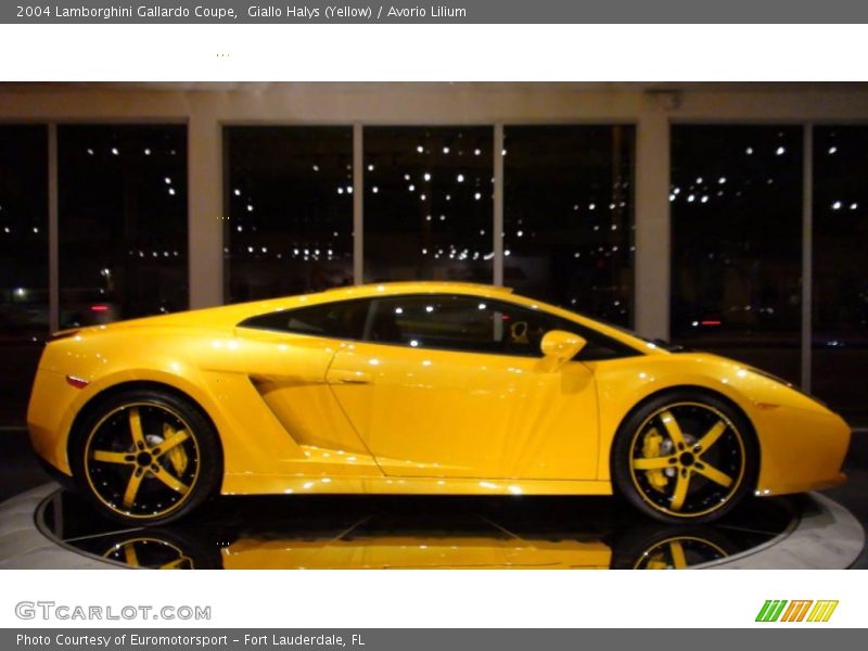 Giallo Halys (Yellow) / Avorio Lilium 2004 Lamborghini Gallardo Coupe