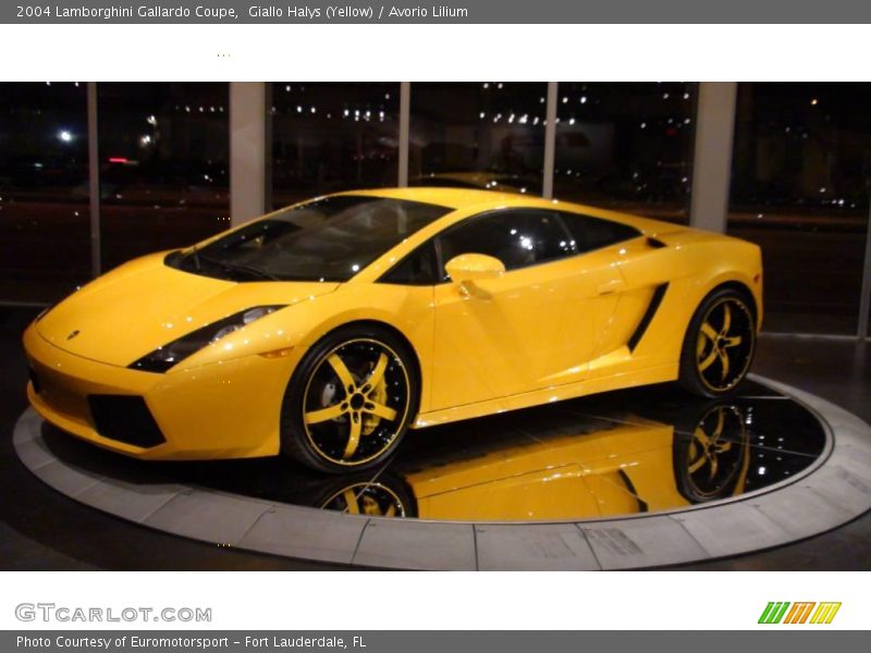 Giallo Halys (Yellow) / Avorio Lilium 2004 Lamborghini Gallardo Coupe