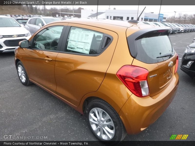 Orange Burst Metallic / Jet Black 2019 Chevrolet Spark LT