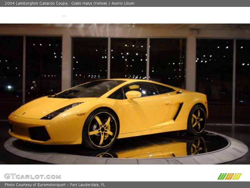 Giallo Halys (Yellow) / Avorio Lilium 2004 Lamborghini Gallardo Coupe
