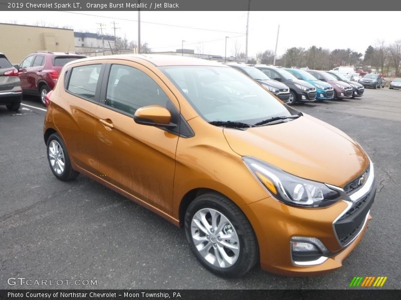 Orange Burst Metallic / Jet Black 2019 Chevrolet Spark LT
