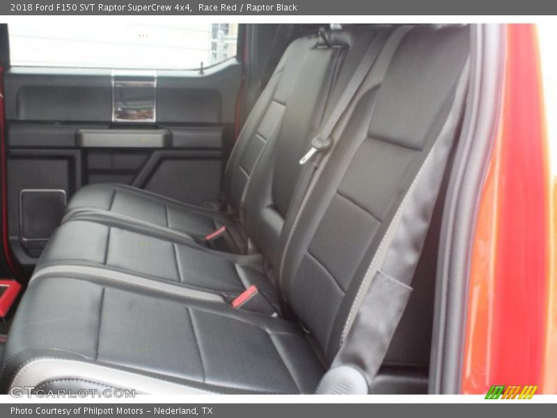 Rear Seat of 2018 F150 SVT Raptor SuperCrew 4x4