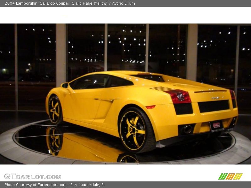 Giallo Halys (Yellow) / Avorio Lilium 2004 Lamborghini Gallardo Coupe