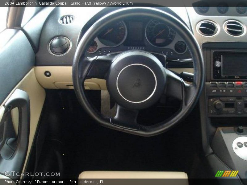 Giallo Halys (Yellow) / Avorio Lilium 2004 Lamborghini Gallardo Coupe