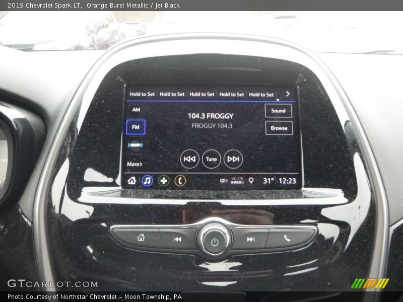Orange Burst Metallic / Jet Black 2019 Chevrolet Spark LT